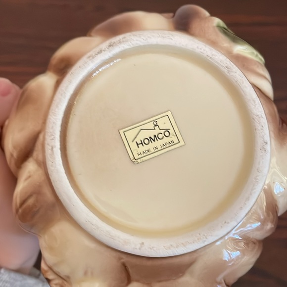 Vintage 1970’s Homco-Japan Mushroom Pitcher and Under-plate - Picture 6 of 9